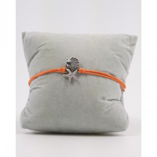 Handmade Macrame Bracelet With Shell And Star 527280-3