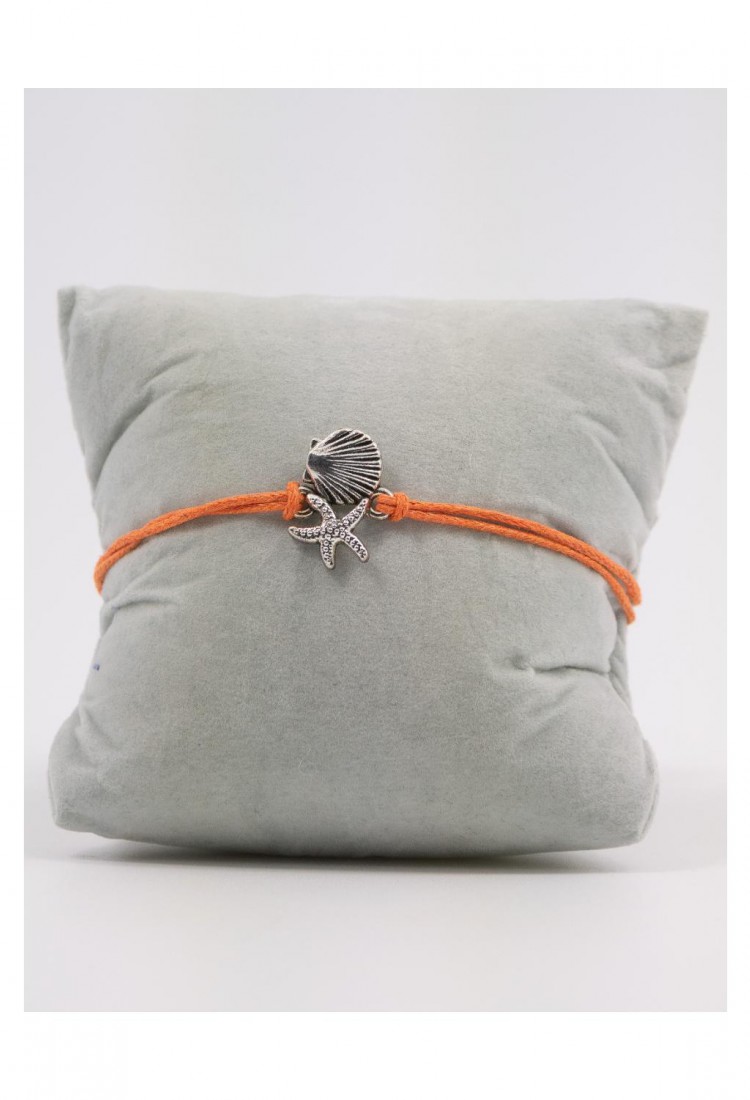 Handmade Macrame Bracelet With Shell And Star 527280-3