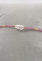 Handmade Bracelet with Pearl and Pink Beads 527306-4