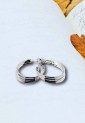 Γυναικεία Σκουλαρίκια Κρίκοι Ραβδωτά 527325