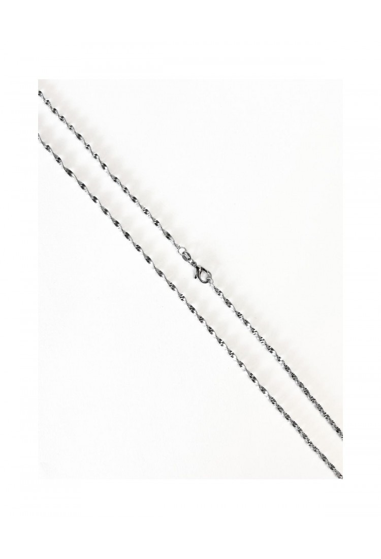 Women’s Twisted Stainless Steel 60 cm Necklace 527336-1