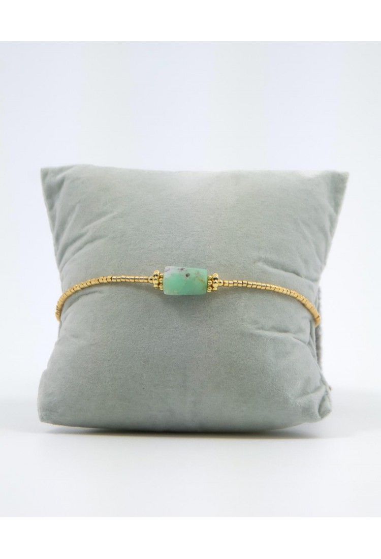Women’s Gold Bracelet With Natural Peruvian Opal Stone 527300-1
