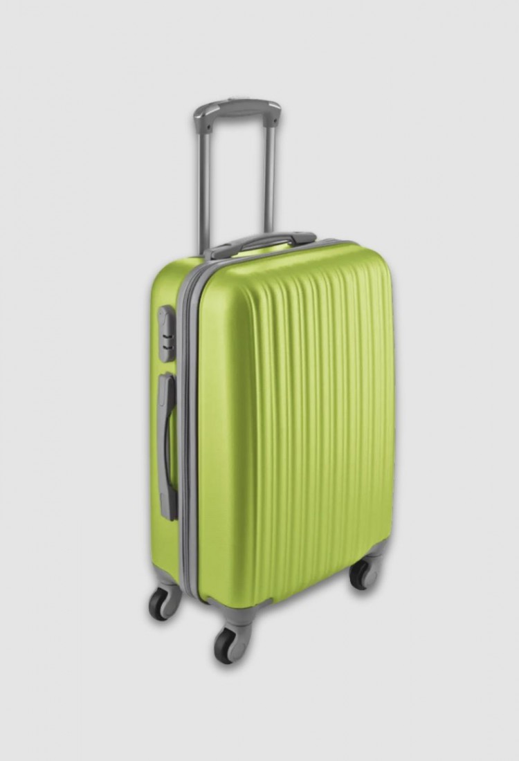 Medium Hard Shell Suitcase 60×38×22 cm With 4 Wheels and Security Lock G000374-4