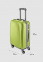 Medium Hard Shell Suitcase 60×38×22 cm With 4 Wheels and Security Lock G000374-4