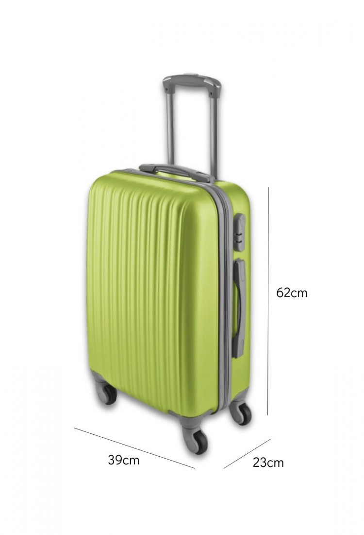 Medium Travel Suitcase 62×39×23 cm with 4 Spinner Wheels and Lock G000374-5