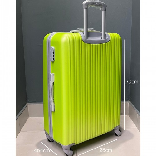 Hard Travel Suitcase 70×44×26 cm with 4 Wheels and Security Lock G000373-9