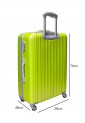 Large Hard Shell Suitcase 74×48×28 cm with 4 Wheels and Security Lock G523934-11