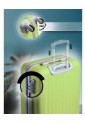 Large Hard Shell Suitcase 74×48×28 cm with 4 Wheels and Security Lock G523934-11