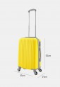 Small Cabin Hard Shell Suitcase 52×33×21 cm with 4 Wheels and Lock Y000375-1
