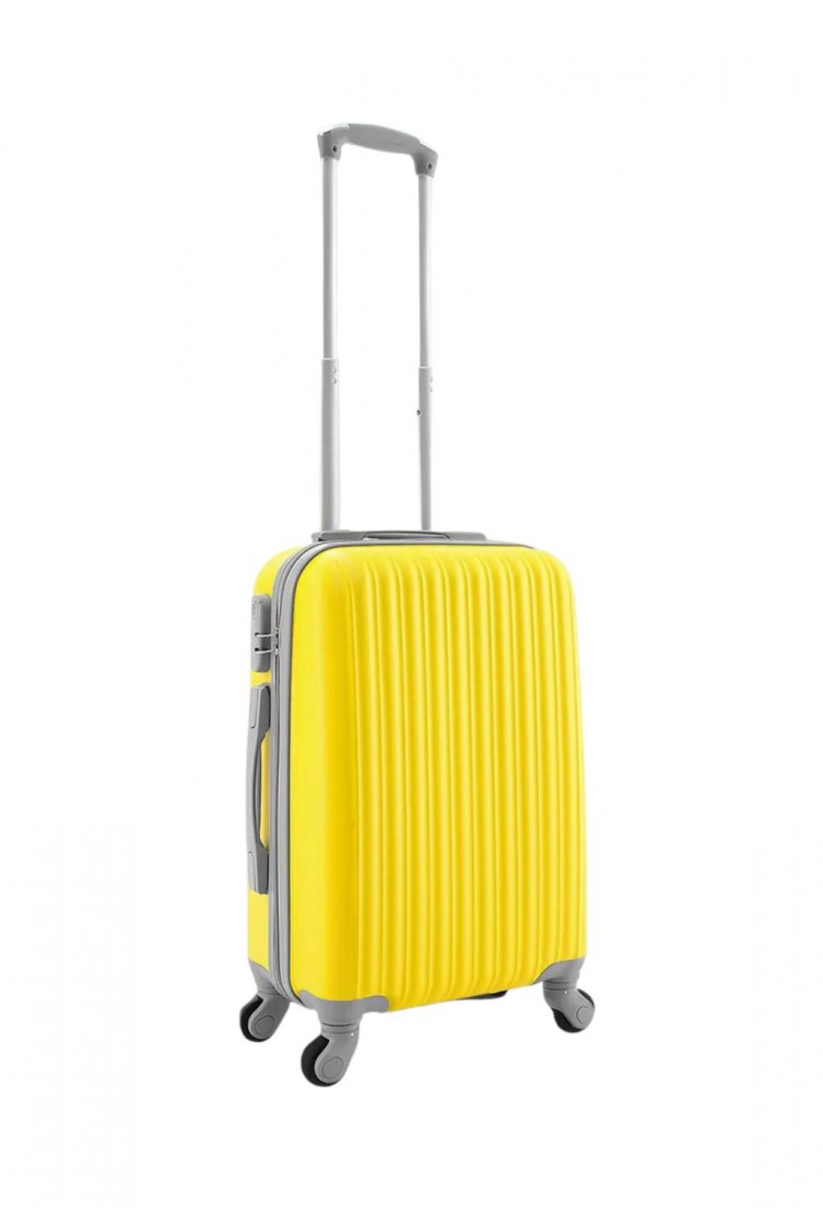 Small Cabin Hard Shell Suitcase 52×33×21 cm with 4 Wheels and Lock Y000375-1