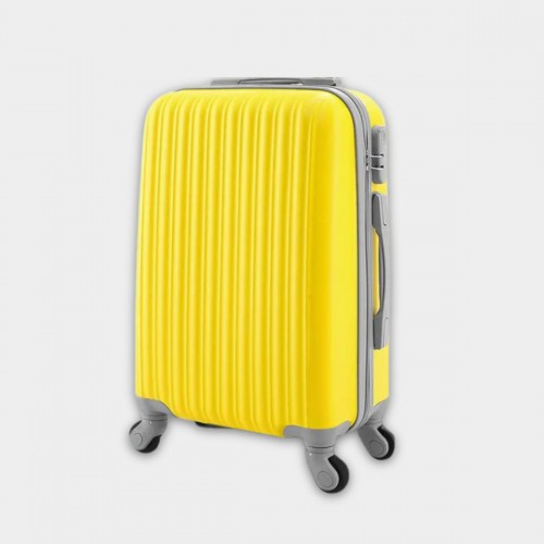 Hard Shell Suitcase 60×38×22 cm with 4 Wheels and Security Lock Y000374-4