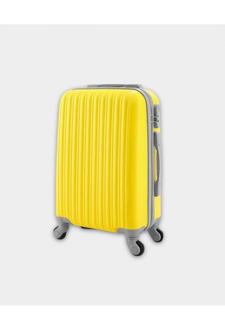 Hard Shell Suitcase 60×38×22 cm with 4 Wheels and Security Lock Y000374-4