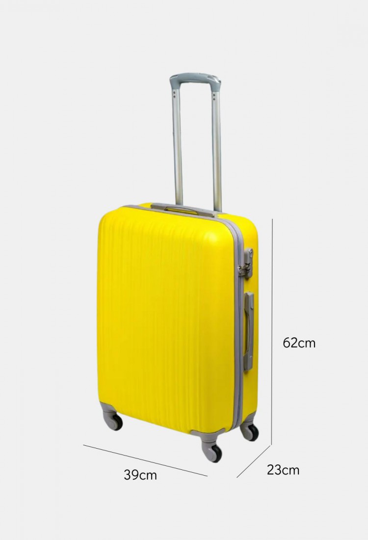 Medium Travel Suitcase 62×39×23 cm with 4 Wheels and Lock Y000374-5