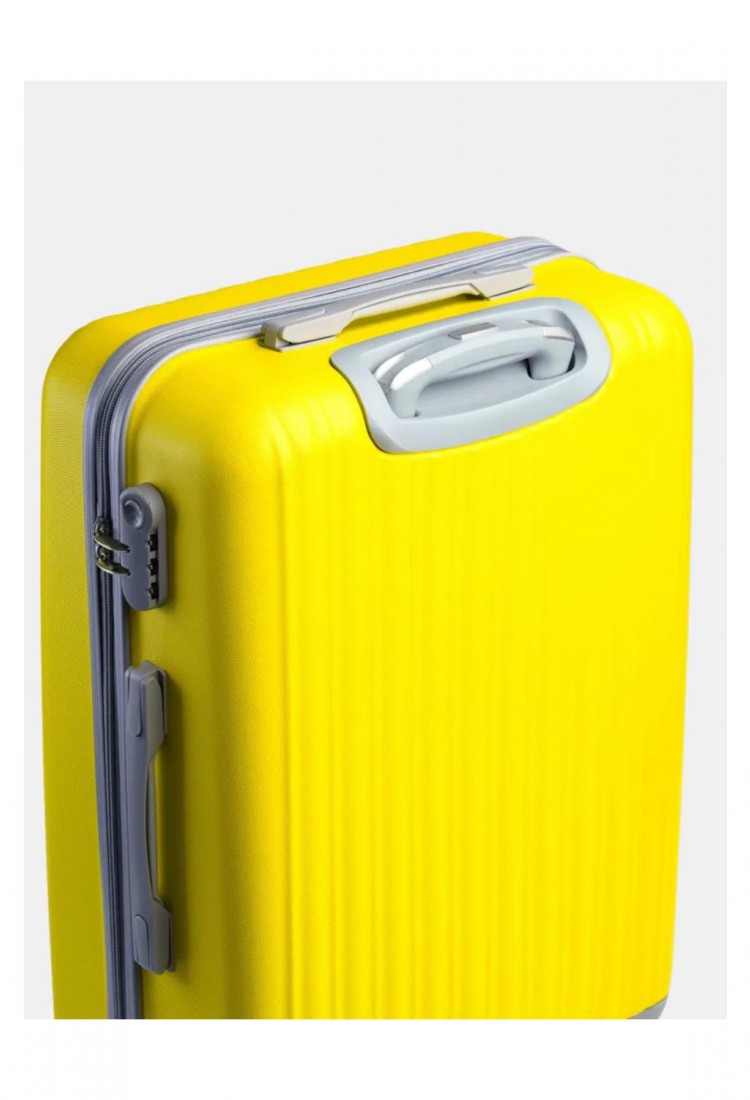 Medium Hard Shell Suitcase 68×43×25 cm with 4 Wheels and Lock Y000373-8