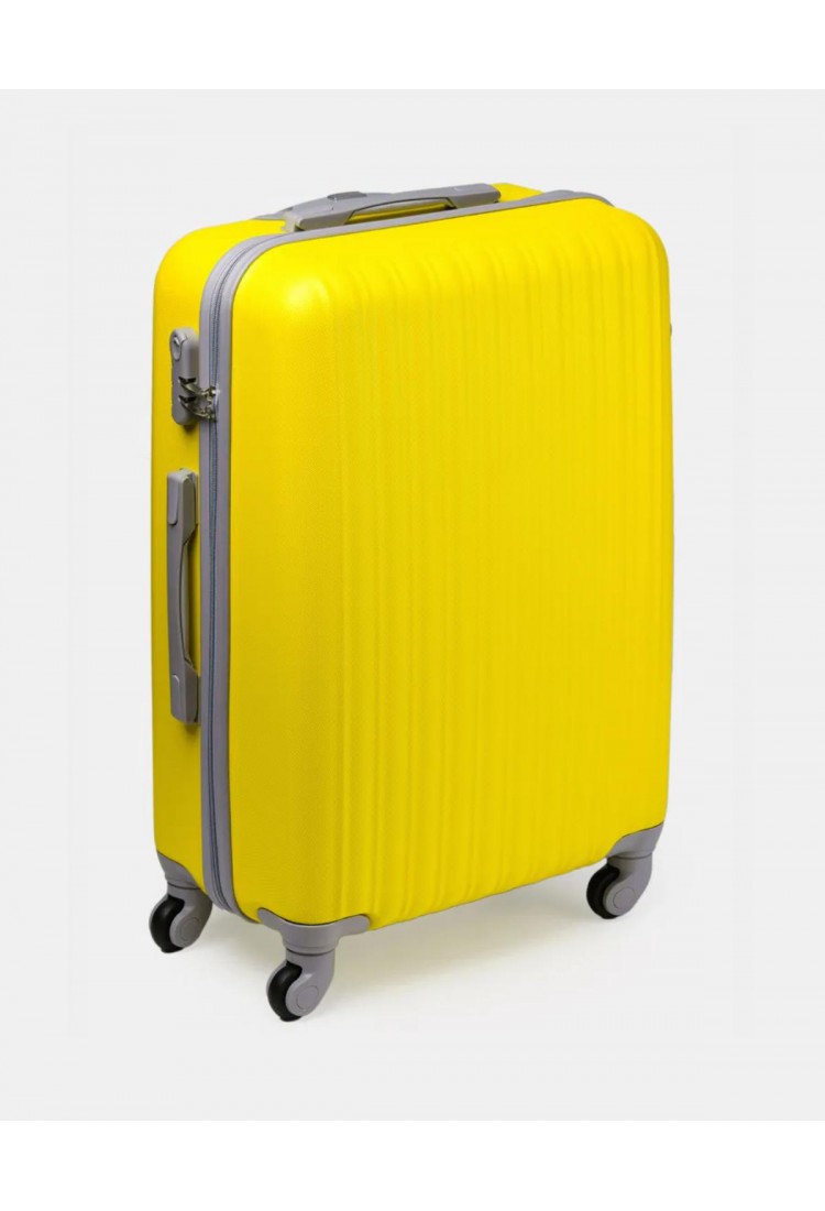 Hard Travel Suitcase 70×44×26 cm with 4 Wheels and Lock Y000373-9