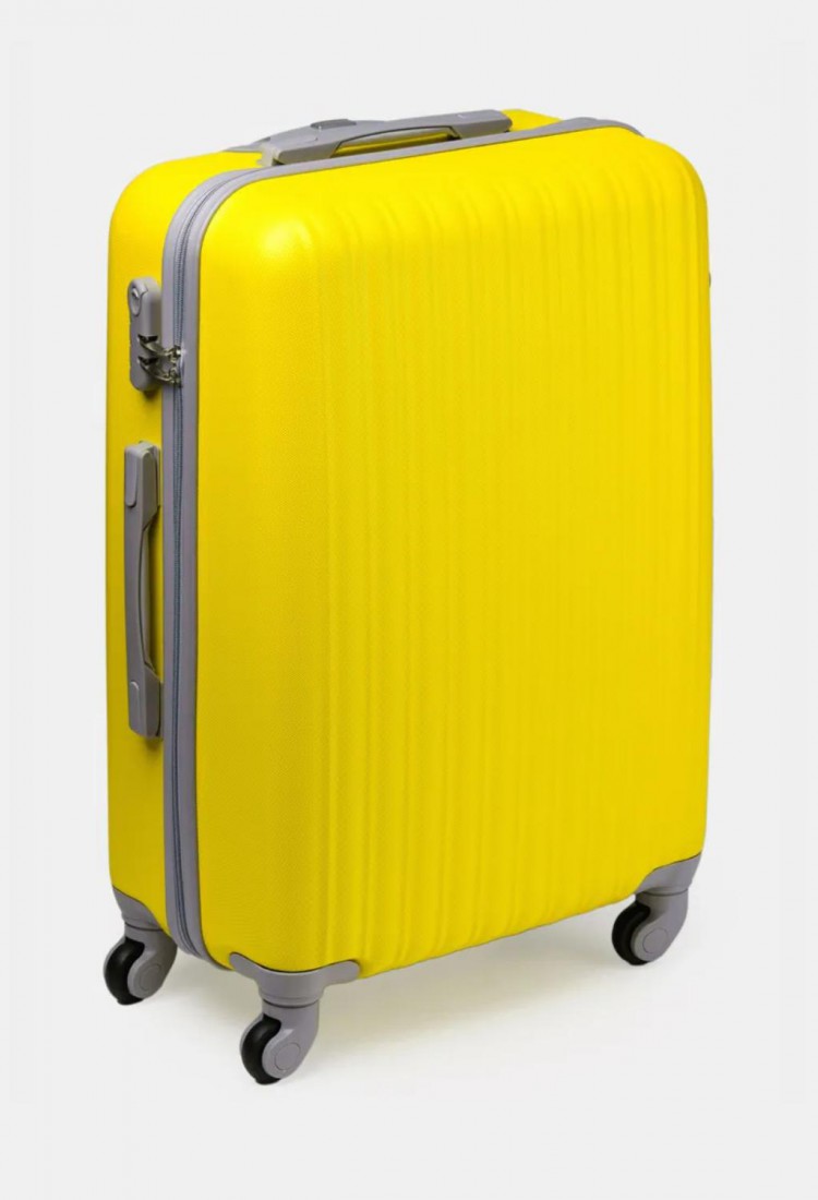 Hard Travel Suitcase 70×44×26 cm with 4 Wheels and Lock Y000373-9