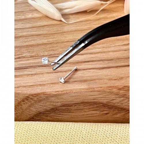 Women's Nose Piercing With Shiny Stone 527346