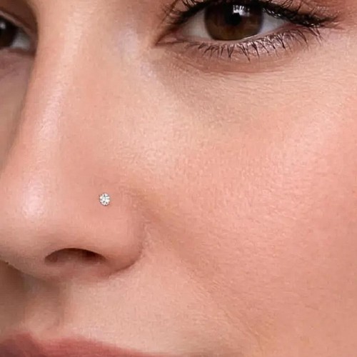 Women's Nose Piercing With Shiny Stone 527346