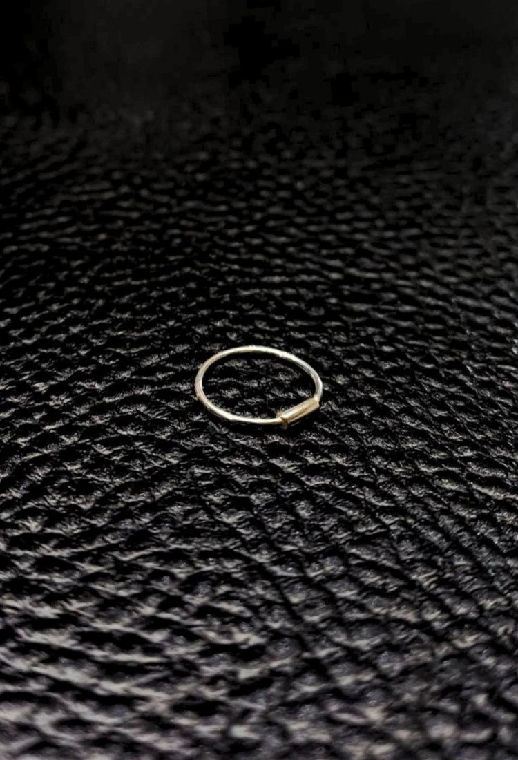 Women's Silver Nose Ring Piercing 527347