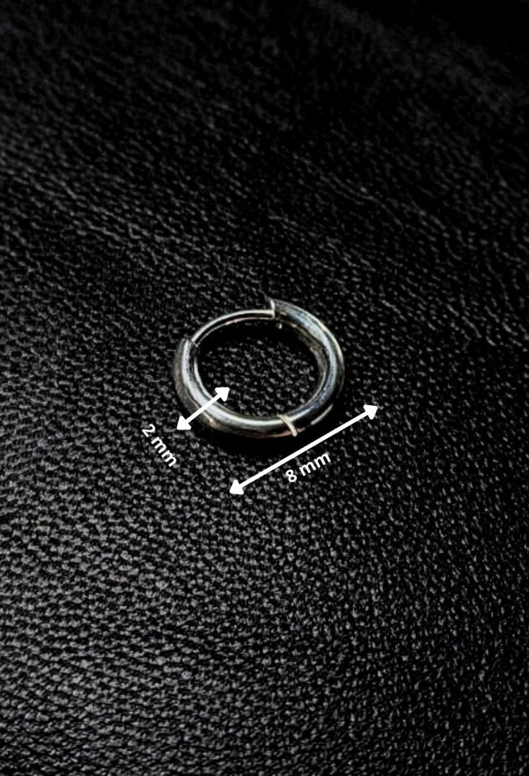 Women’s Stainless Steel Single Hoop Earring 527349