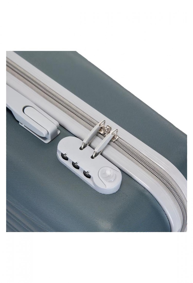 Medium Hard Shell Suitcase 64×40×24 cm with 4 Wheels and Security Lock K000374-6