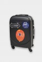 Medium Hard Shell Suitcase 62×39×23cm With 4 Wheels and Security Lock B000374-5
