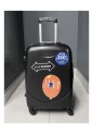 Medium Hard Shell Suitcase 68×43×25cm With 4 Wheels and Lock B000373-8