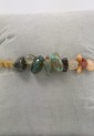 Women's Macrame Bracelet with Natural Multicolor Stones 527299-1