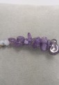 Γυναικείο Μακραμέ Βραχιόλι Με Πέτρα Μοβ Amethyst Και Χάντρες 527299-5