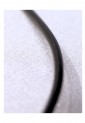 Κορδόνι Λαιμού Καουτσούκ 2 mm 52 cm Με Ασήμι 925 Κούμπωμα 527388-2