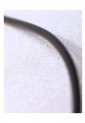Κορδόνι Λαιμού Καουτσούκ 2.5mm 41cm Με Ασήμι 925 Κούμπωμα 527388-1