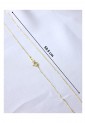 Women's Necklace Silver 925 Gold Plated 50.5 cm 527371