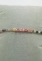 Women’s Boho Macrame Bracelet with Natural Multicolor Tourmaline Stones 527301-3