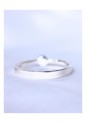 Women's Blue Opal Ring Silver 925 Minimal Design 527382-1