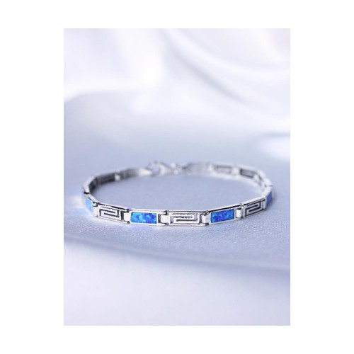 Βραχιόλι Γυναικείο Ασήμι 925 Οπάλ 20 cm 8,6 gr. 527392