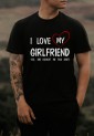 Ανδρική Κοντομάνική Μπλούζα Με Τύπωμα I Love My Girlfriend. Yes, She MT1110