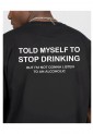 Ανδρική Κοντομάνική Μπλούζα Με Τύπωμα Told Myself To Stop Drinking MT1111