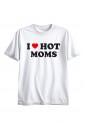 Ανδρική Κοντομάνική Μπλούζα Με Τύπωμα I Love Hot Moms MT1114-1