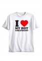 Ανδρική Κοντομάνική Μπλούζα Με Τύπωμα I Love My Hot Girlfriend MT1115-1