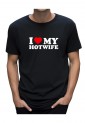 Ανδρική Κοντομάνική Μπλούζα Με Τύπωμα I Love My Hot Wife MT1116