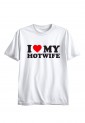 Ανδρική Κοντομάνική Μπλούζα Με Τύπωμα I Love My Hot Wife MT1116-1