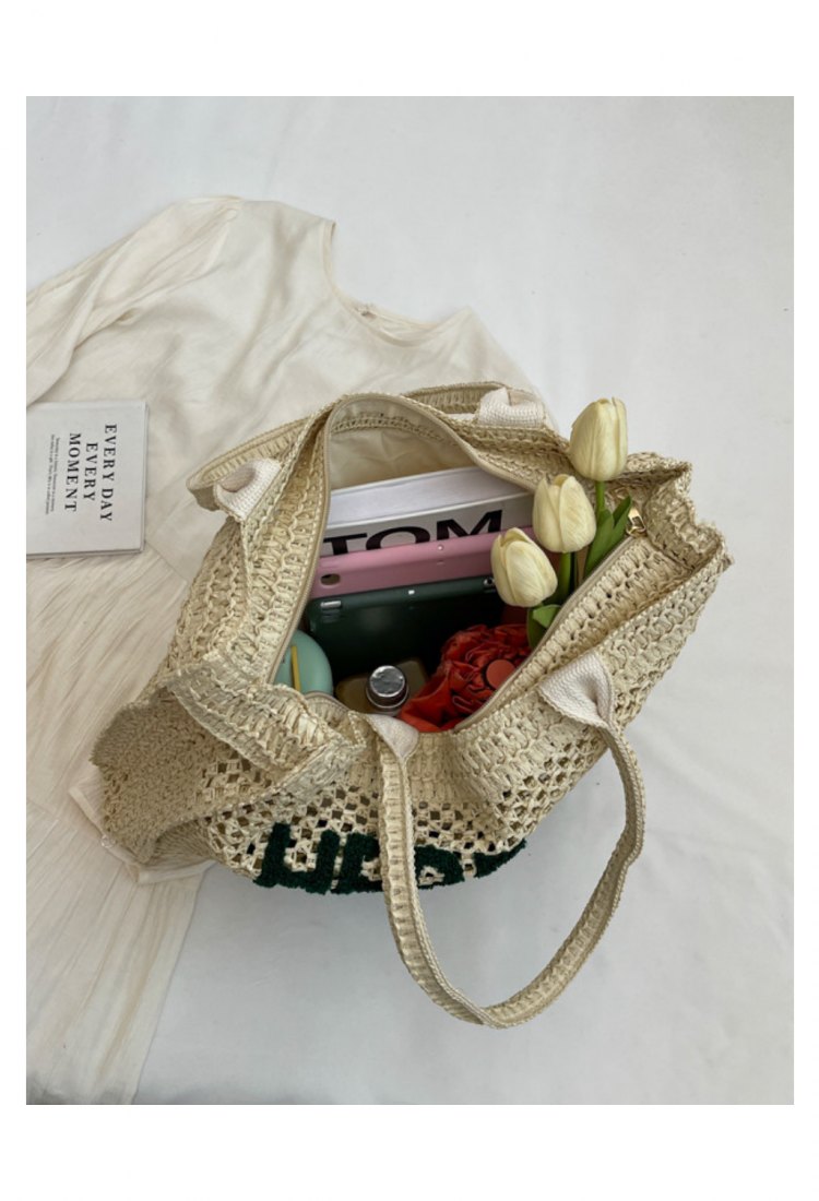 Women's woven tote bag Here Comes The Sun 527549