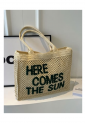 Women's woven tote bag Here Comes The Sun 527549