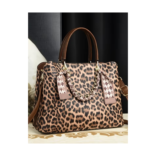 Women's Leopard Print Handbag & Shoulder Bag 527607