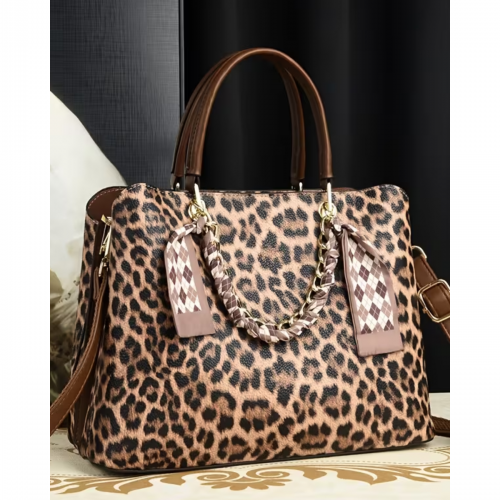 Women's Leopard Print Handbag & Shoulder Bag 527607