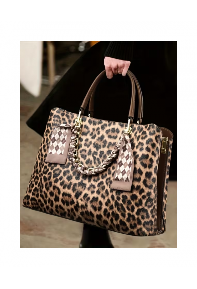 Women's Leopard Print Handbag & Shoulder Bag> Women's Leopard Print Handbag & Shoulder Bag