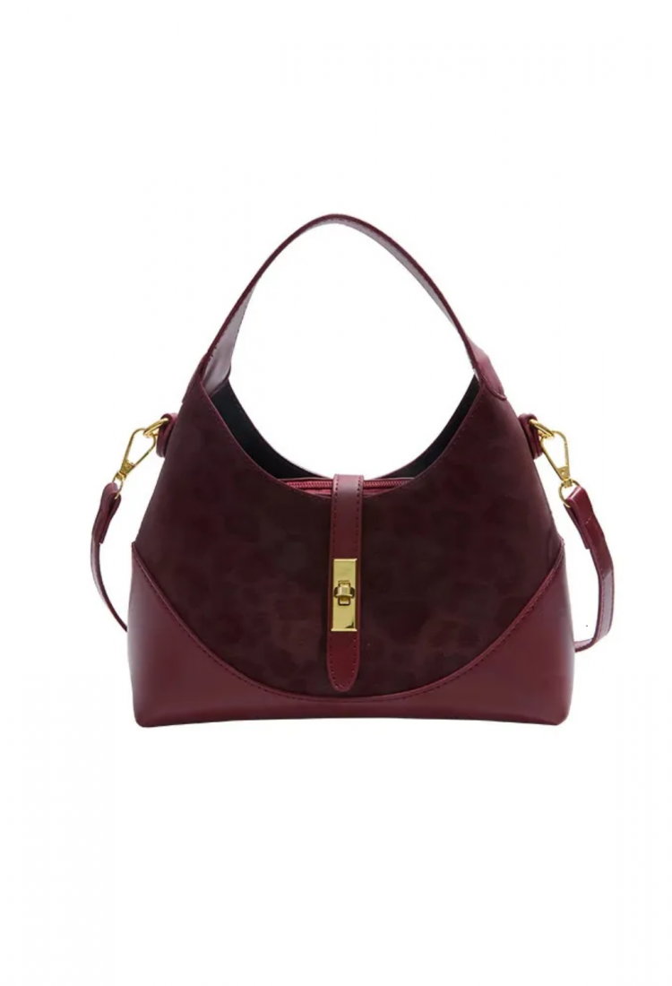 Women's leopard style shoulder and crossbody bag 527542
