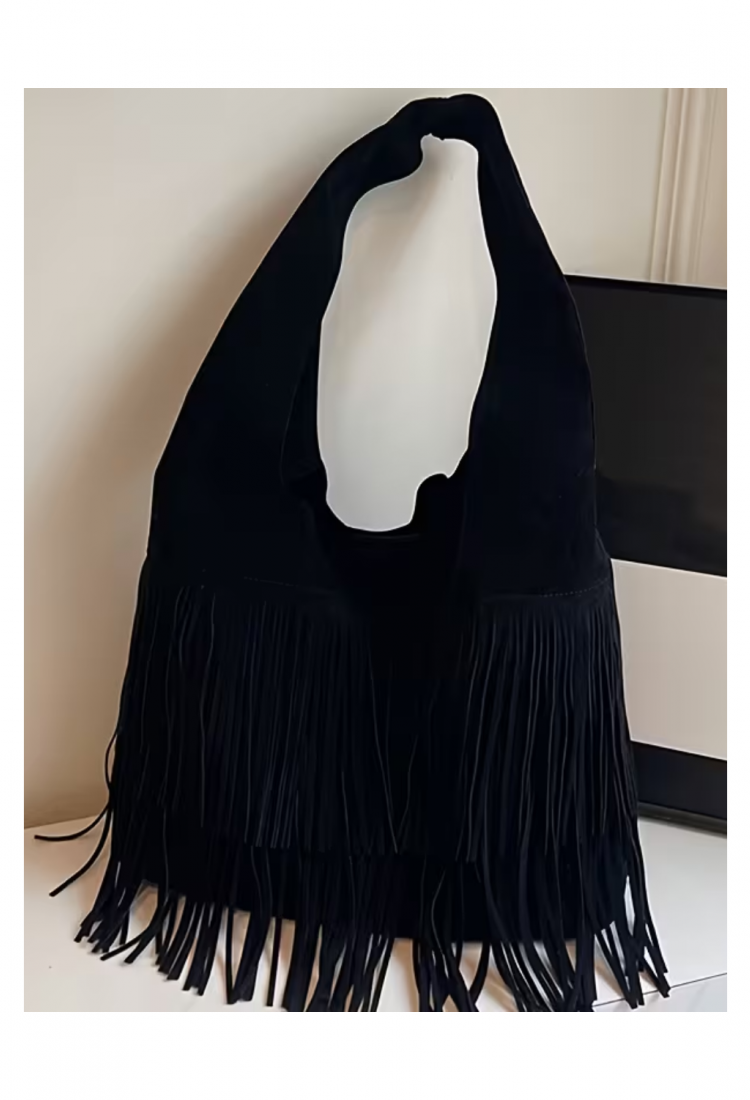 Women's boho fringe shoulder bag 527620