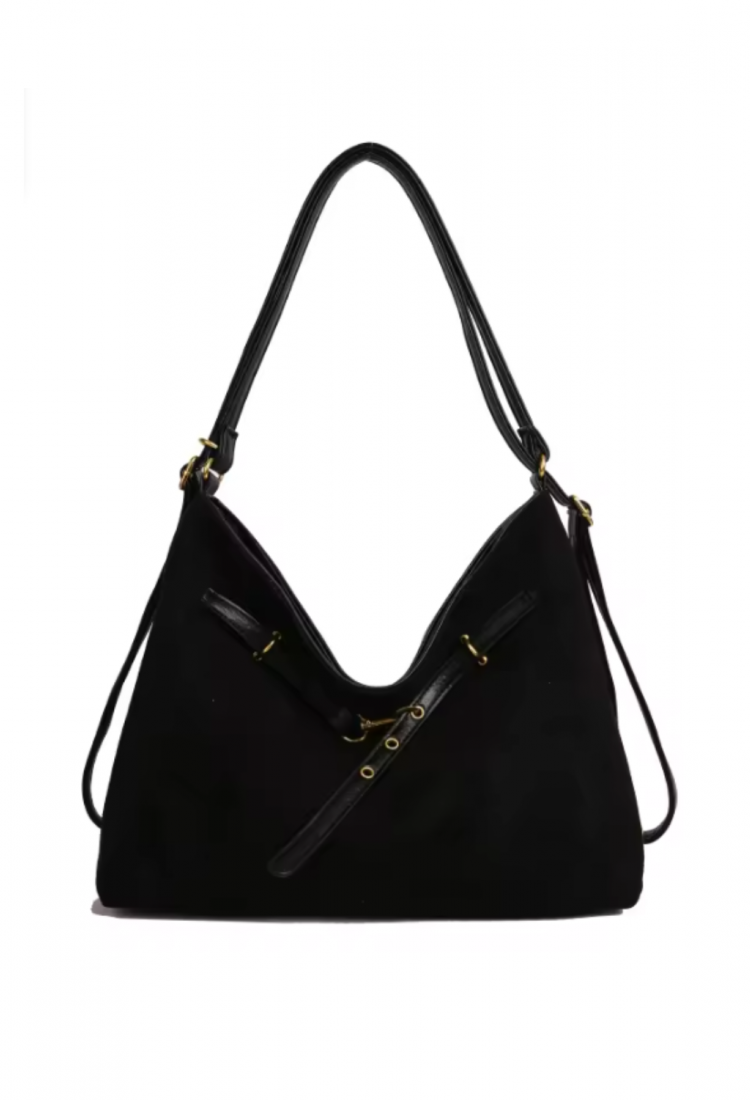 Women's suede style shoulder and crossbody bag 527660