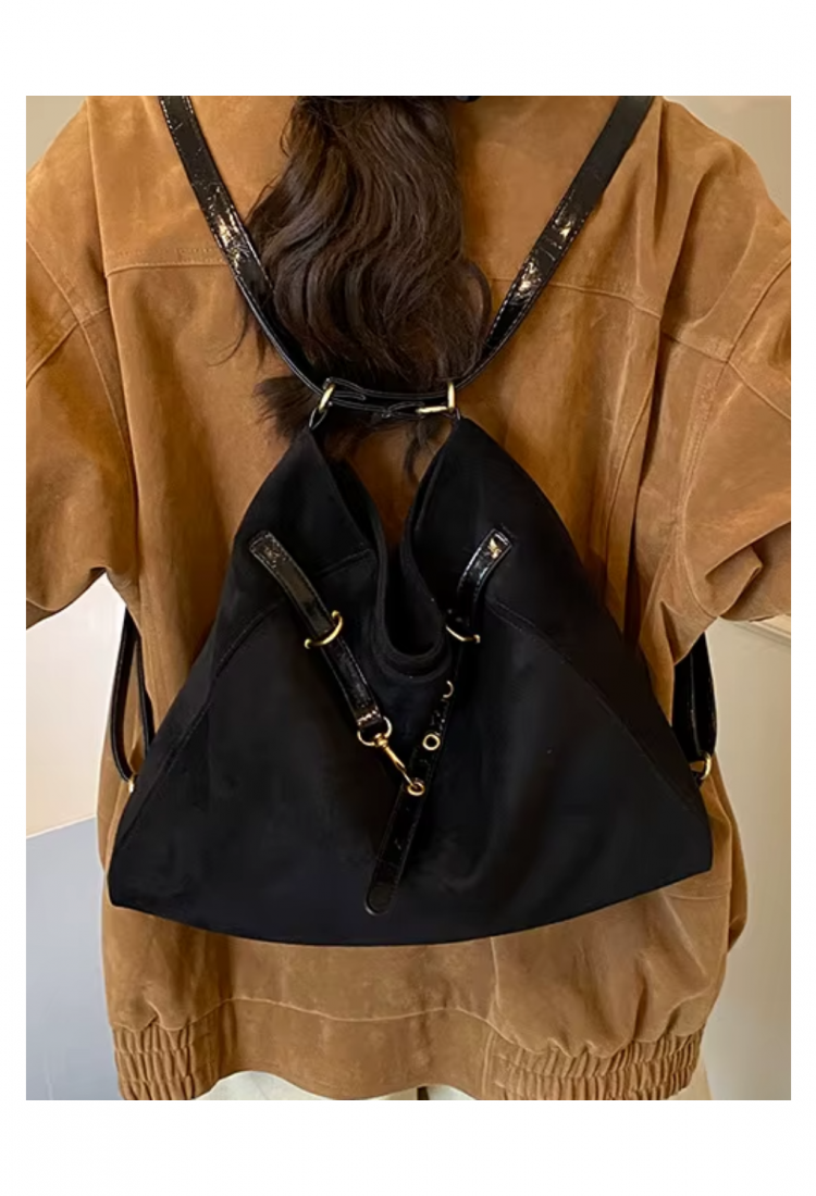 Women's suede style shoulder and crossbody bag 527660